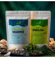Спіруліна таблетки 500 г + Морський колаген 500 г