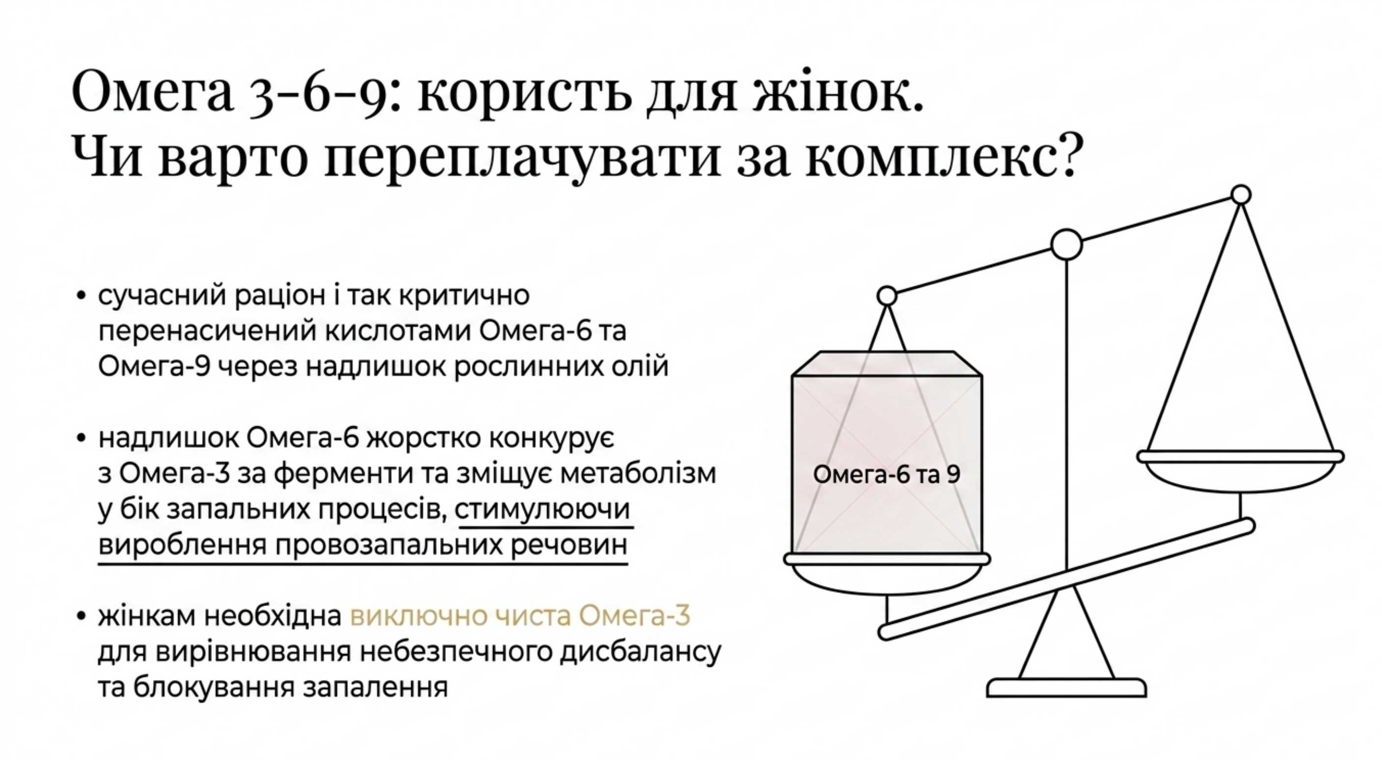 Омега 3 6 9 користь для жінок. Чи варто переплачувати за комплекс?