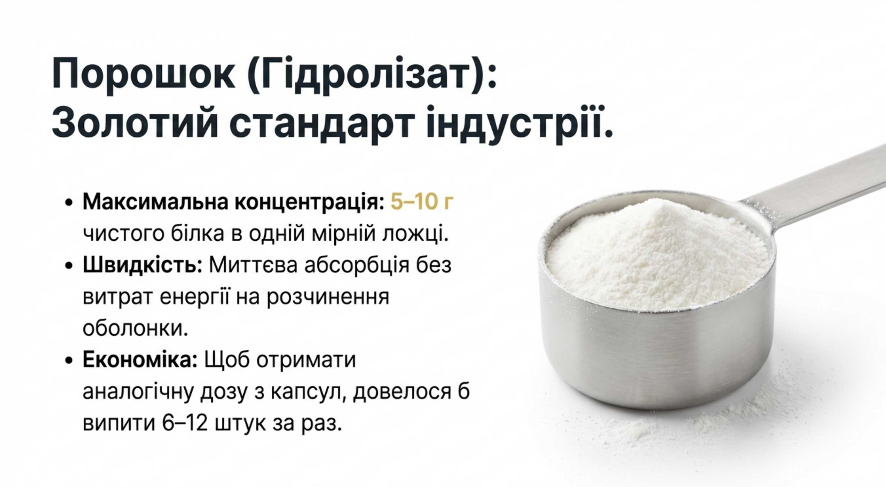 Коллаген у порошку. Золотий стандарт біодоступності і дозування