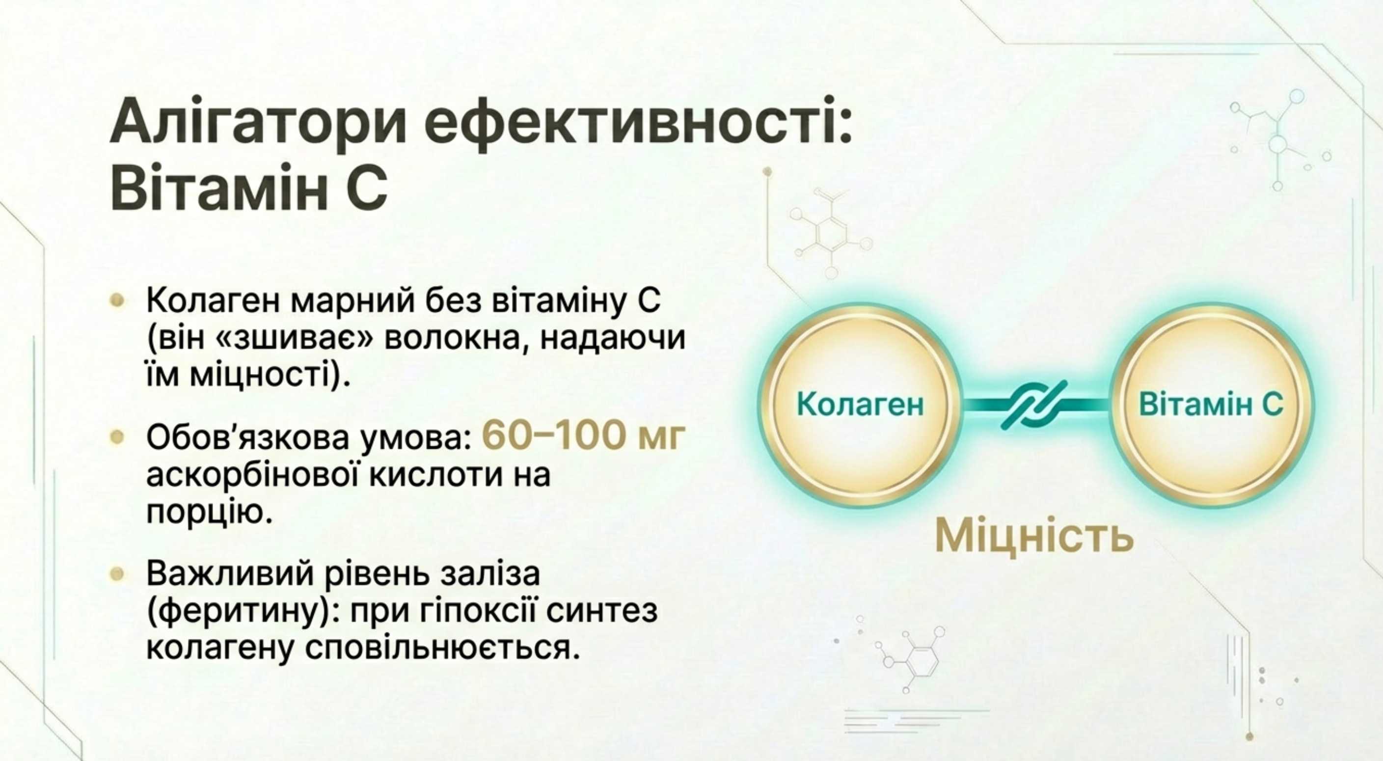 Аллігатори ефективності. Вітамін С та Залізо