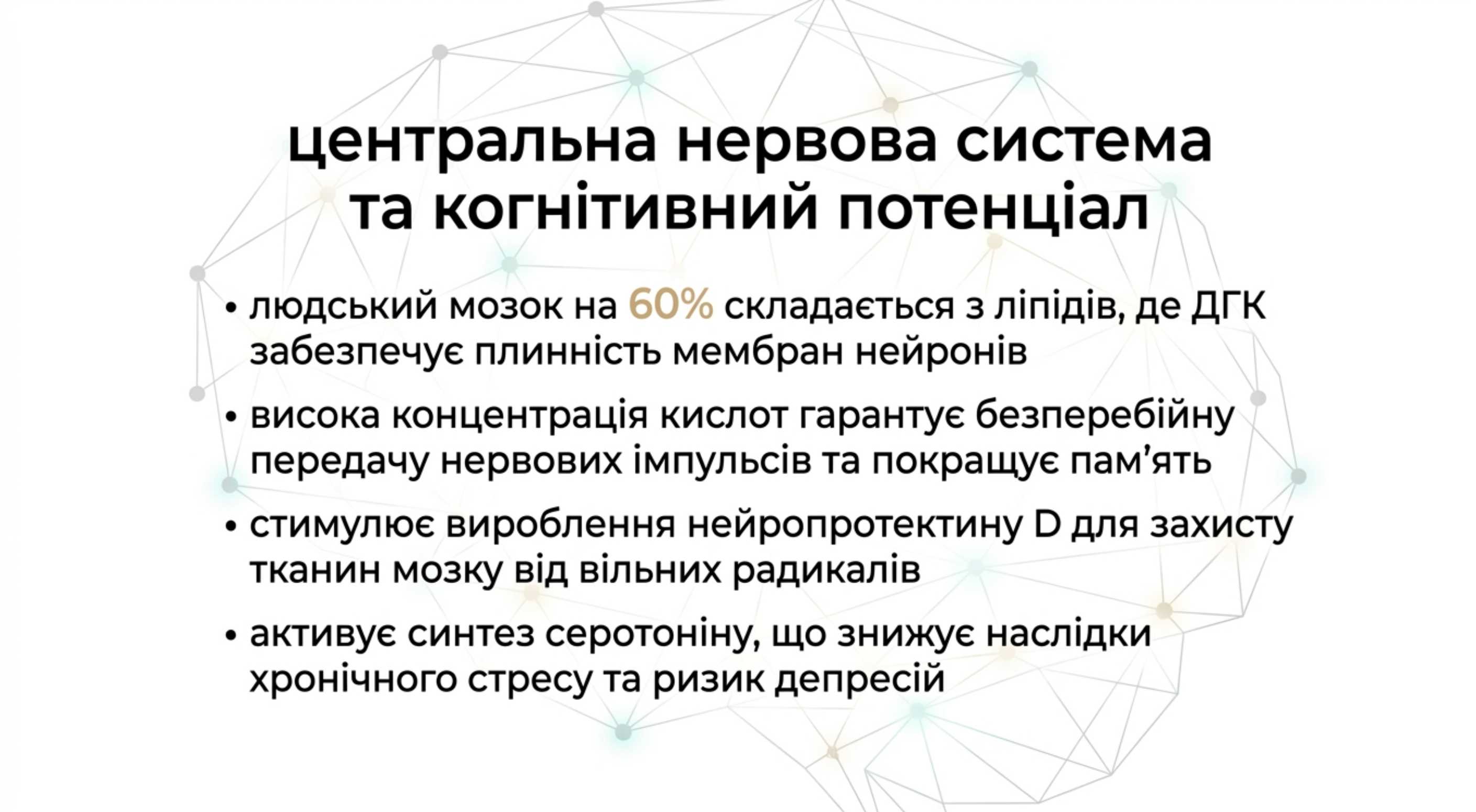 Центральна нервова система і когнітивний потенціал