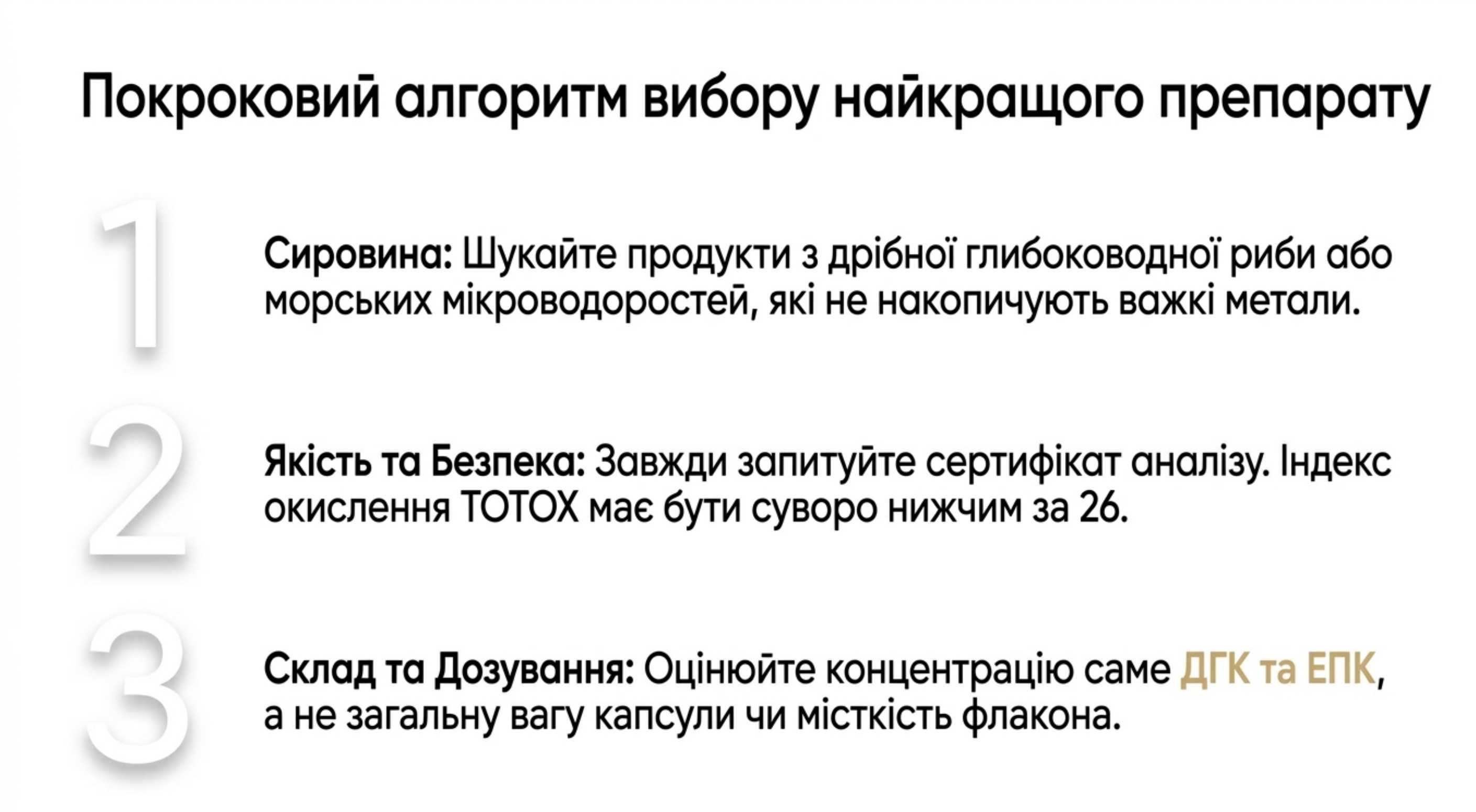 Покроковий алгоритм. Як вибрати найкращий препарат
