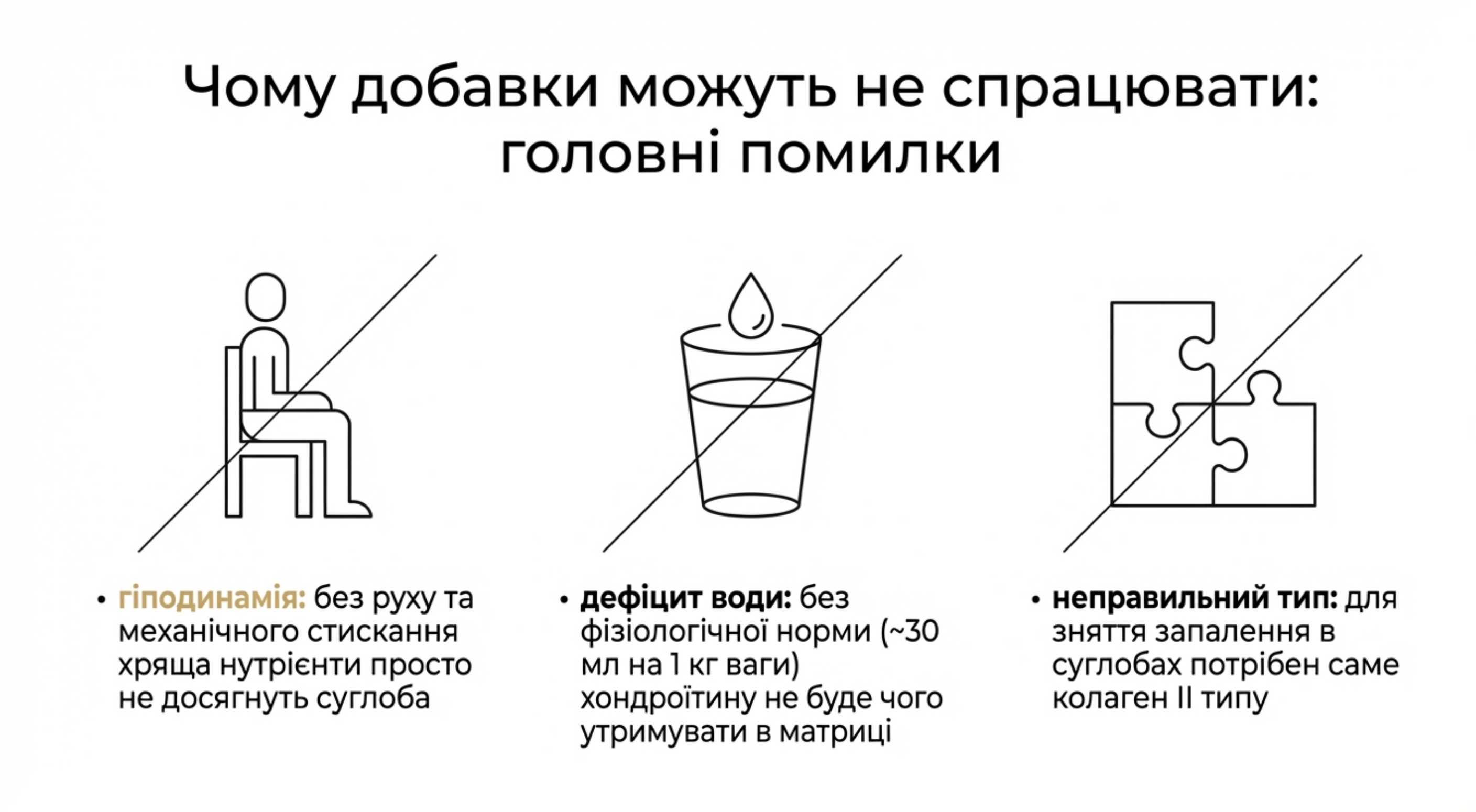 Помилки терапії. Чому добавки можуть не спрацювати