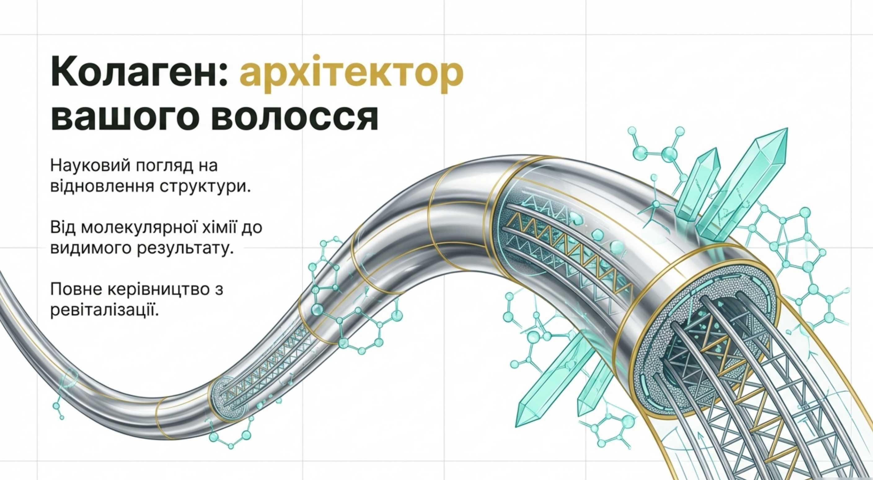 Наукова база. Коллаген для волосся що це?