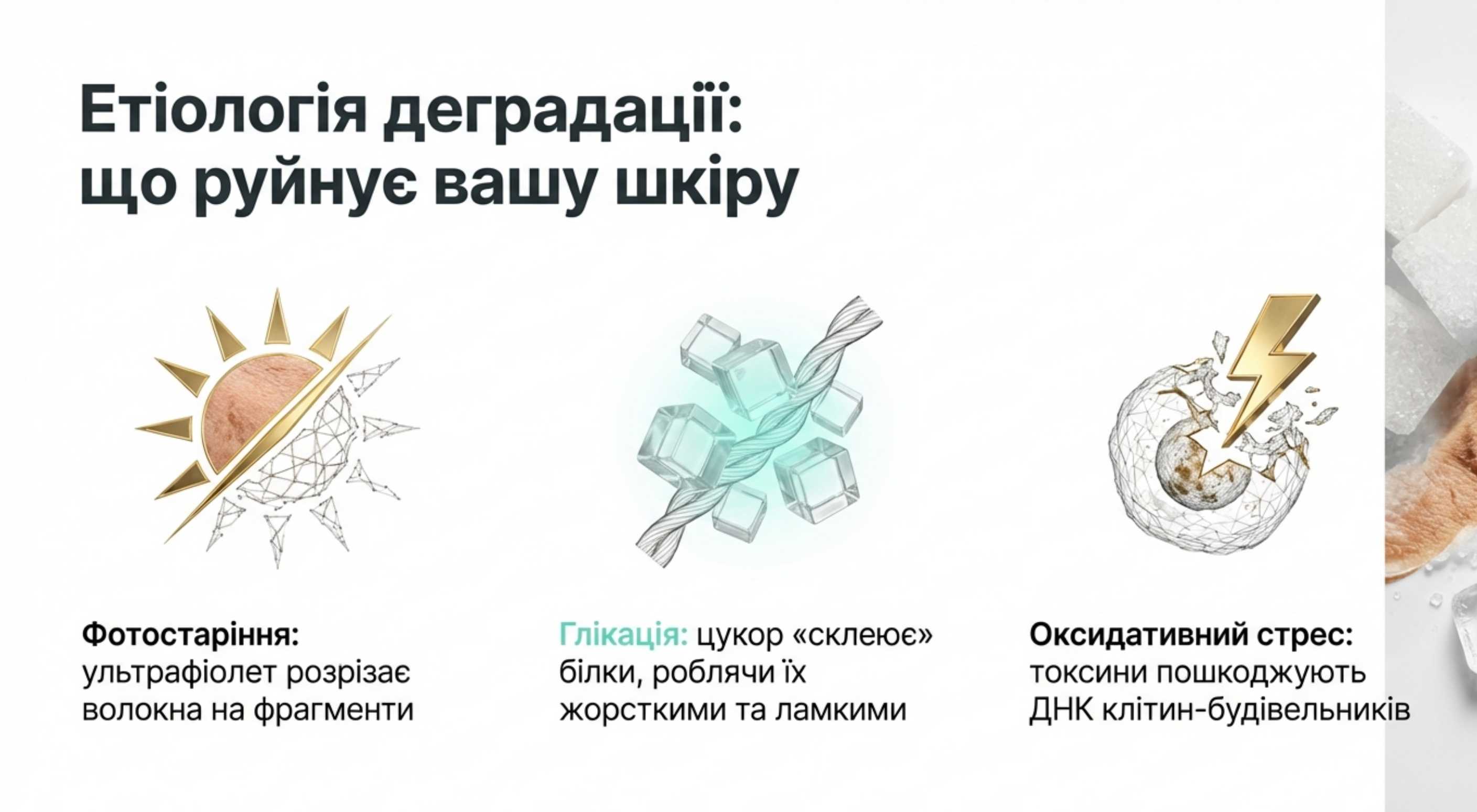 Етіологія деградації. Головні вороги молодості
