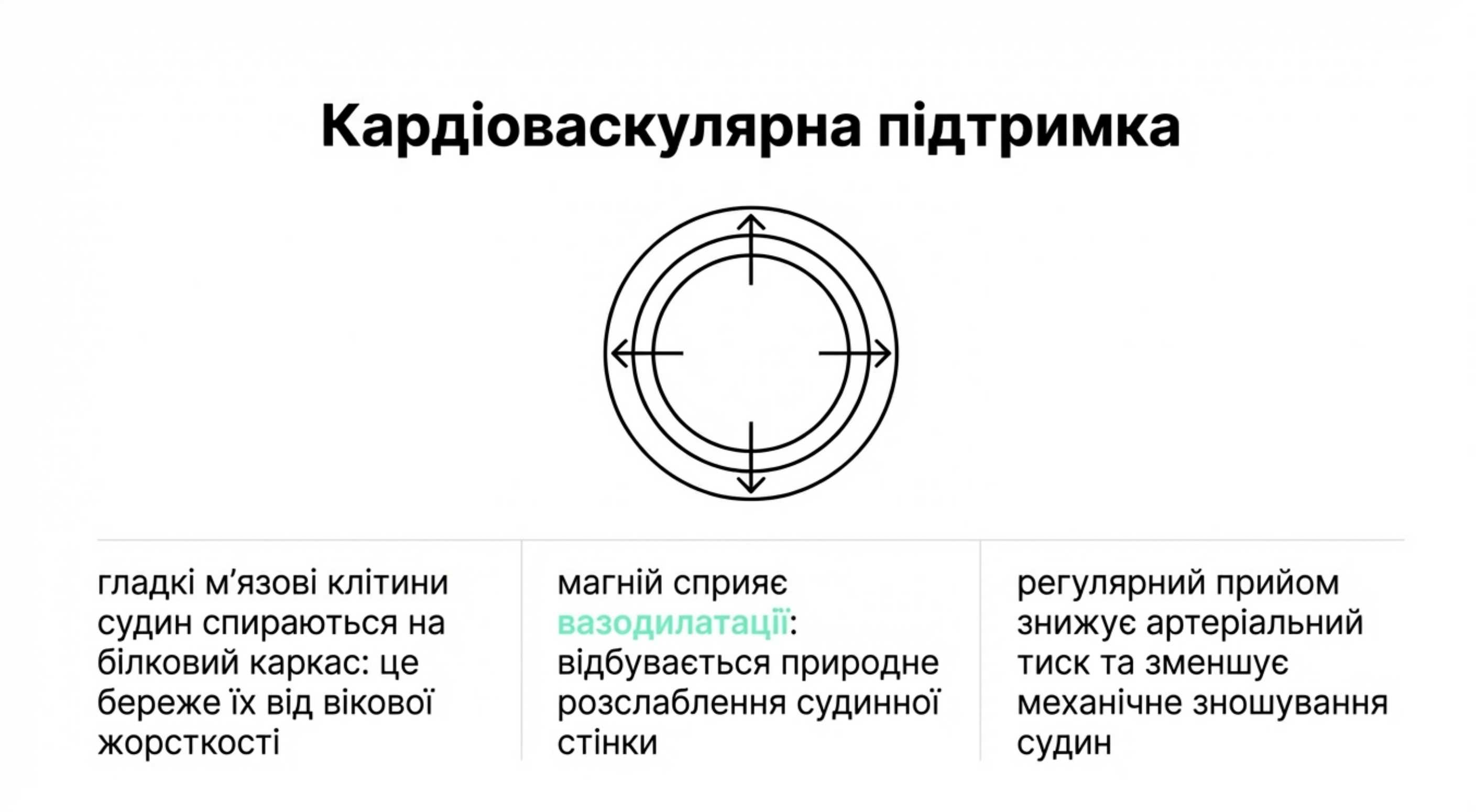 Серцево-судинна підтримка