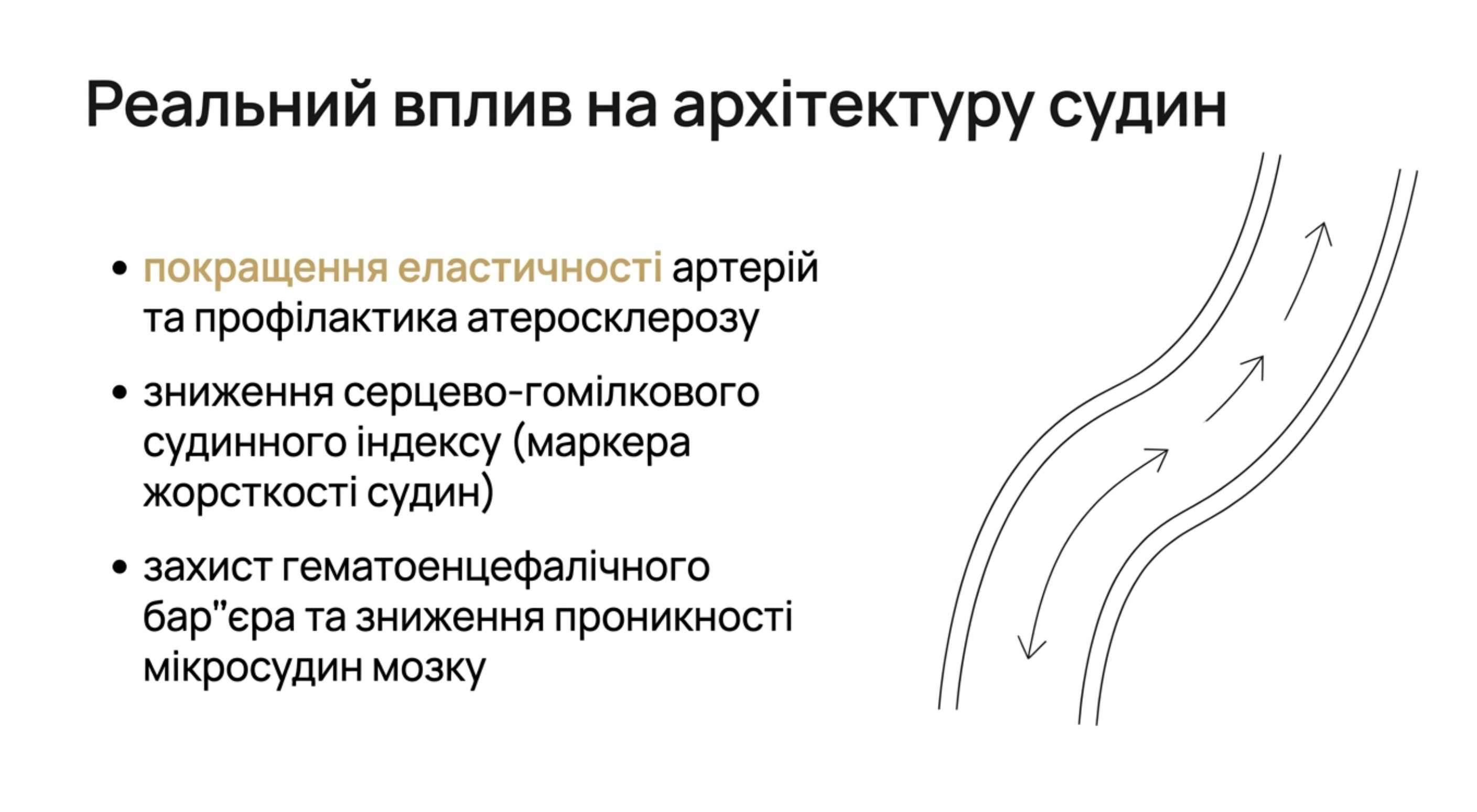 Покращення еластичності артерій та профілактика атеросклерозу