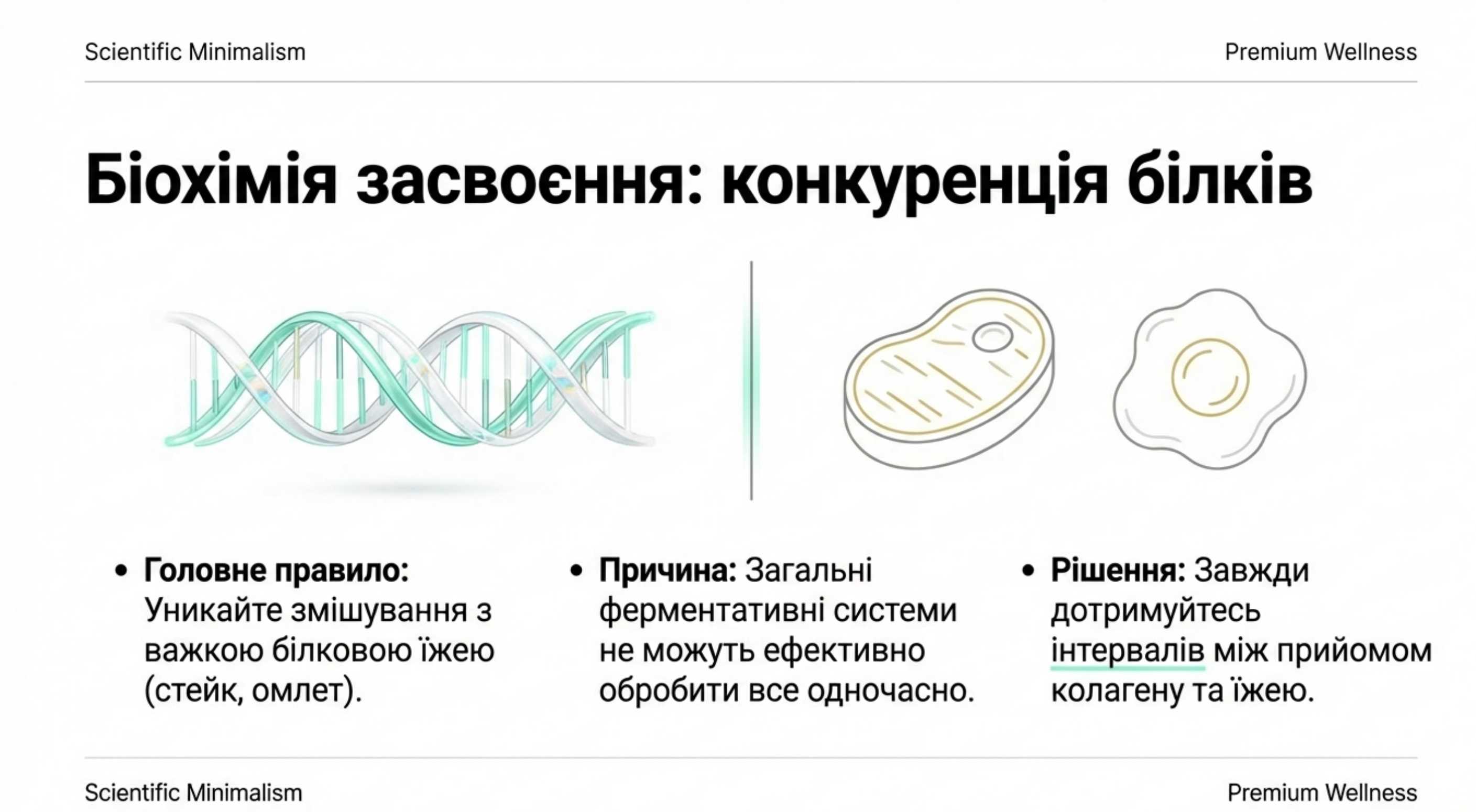 Взаємодія з їжею. Біохімія засвоєння