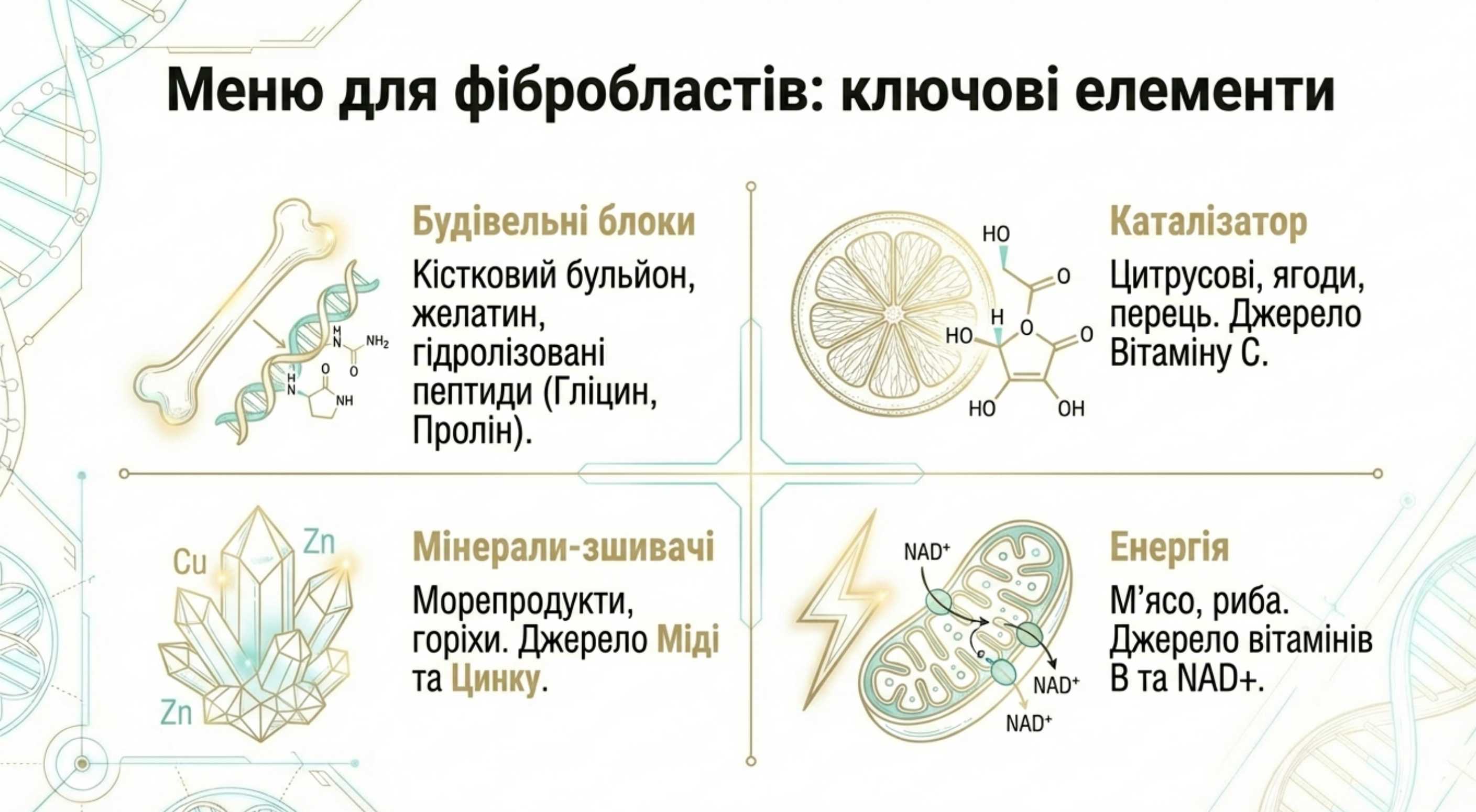 Стратегія відновлення. Продукти і нутрієнти