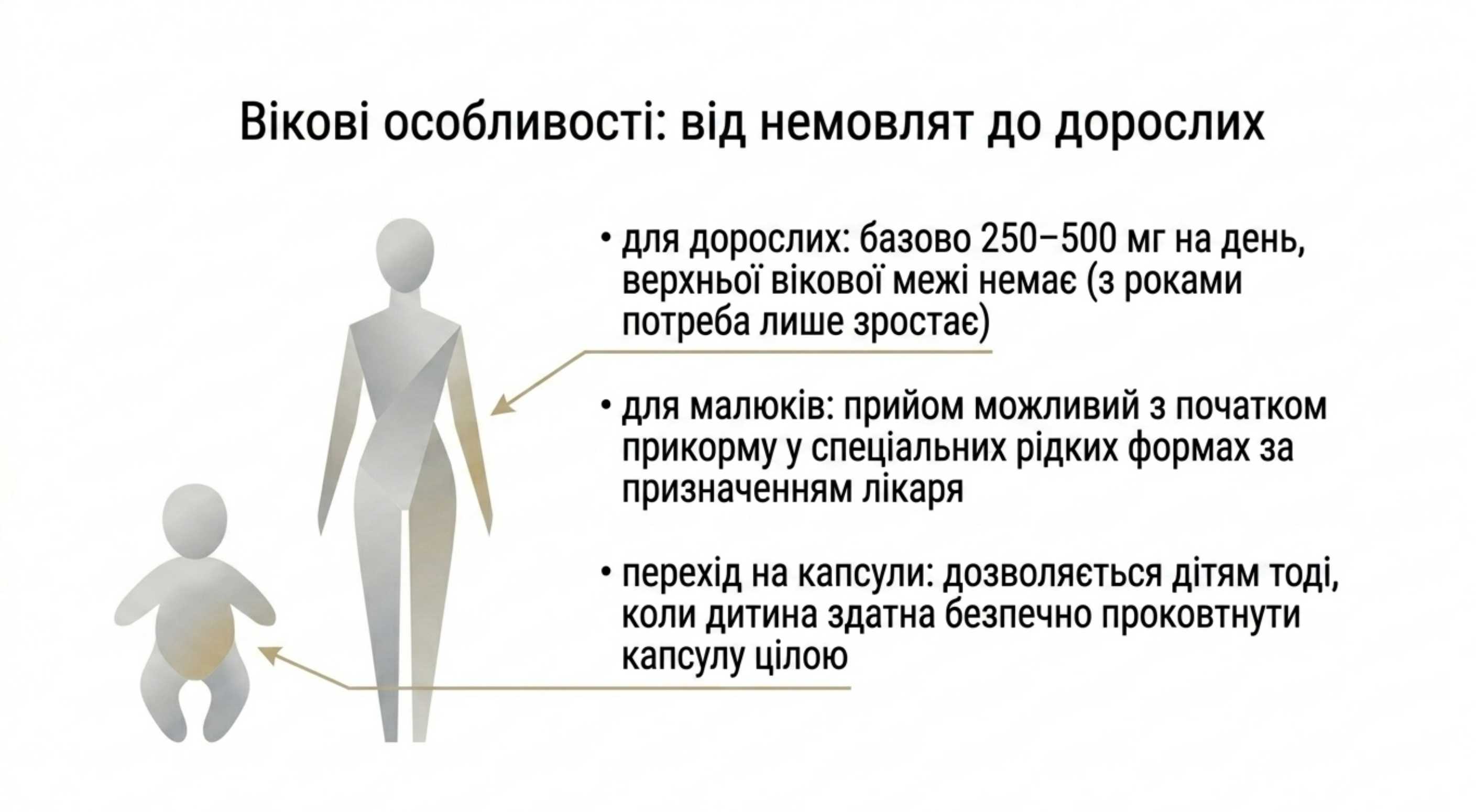 З якого віку можна приймати омега 3