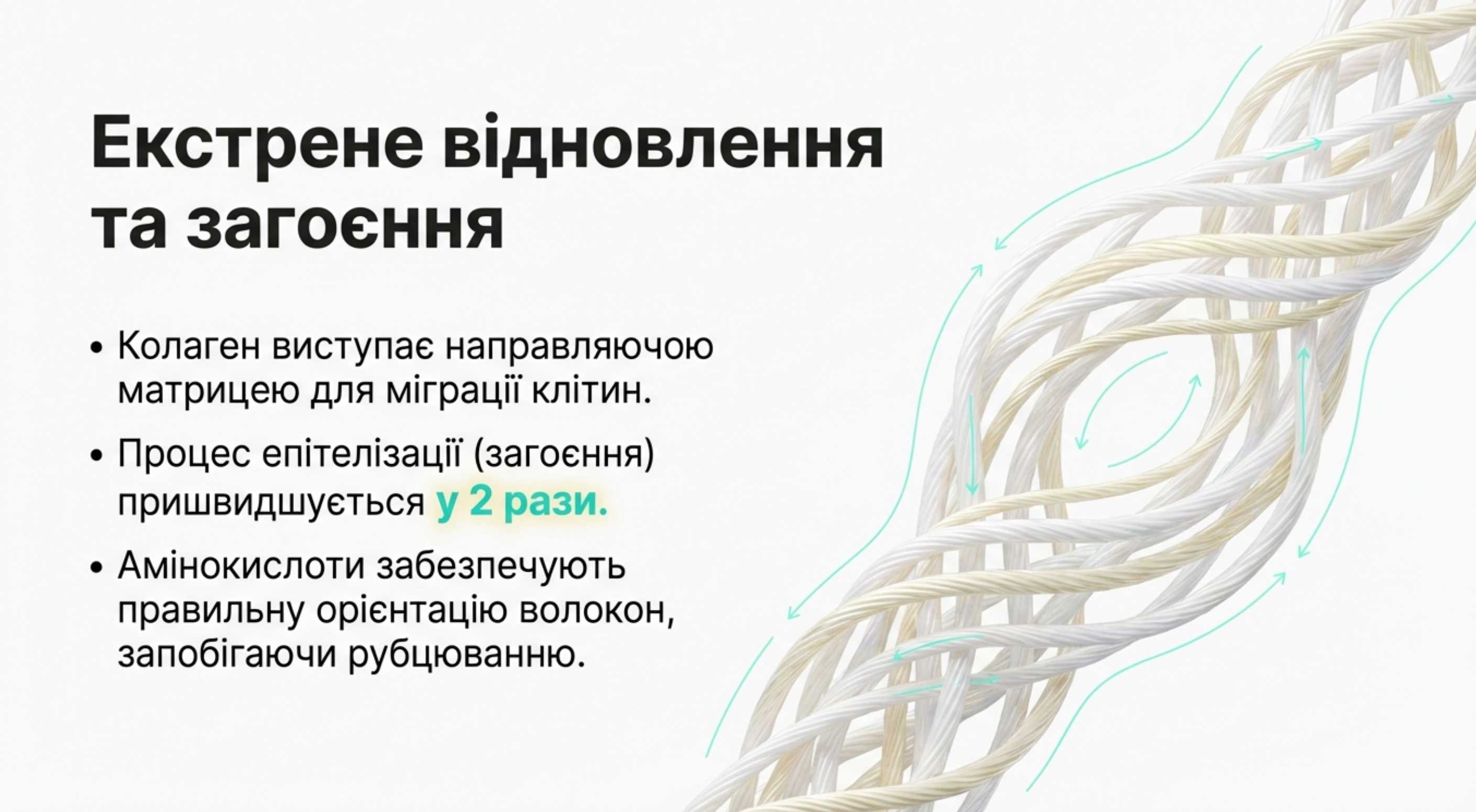 Екстрена регенерація та загоєння