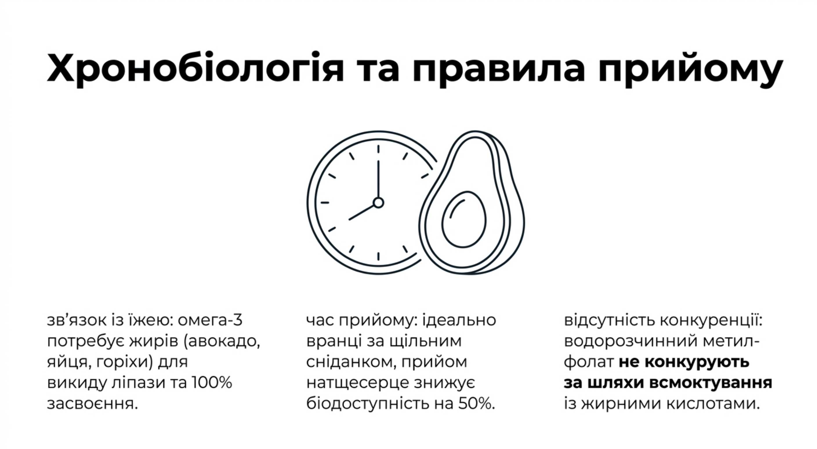 Можно ли принимать омега 3 и фолиевую кислоту вместе. Хронобиология и правила приема
