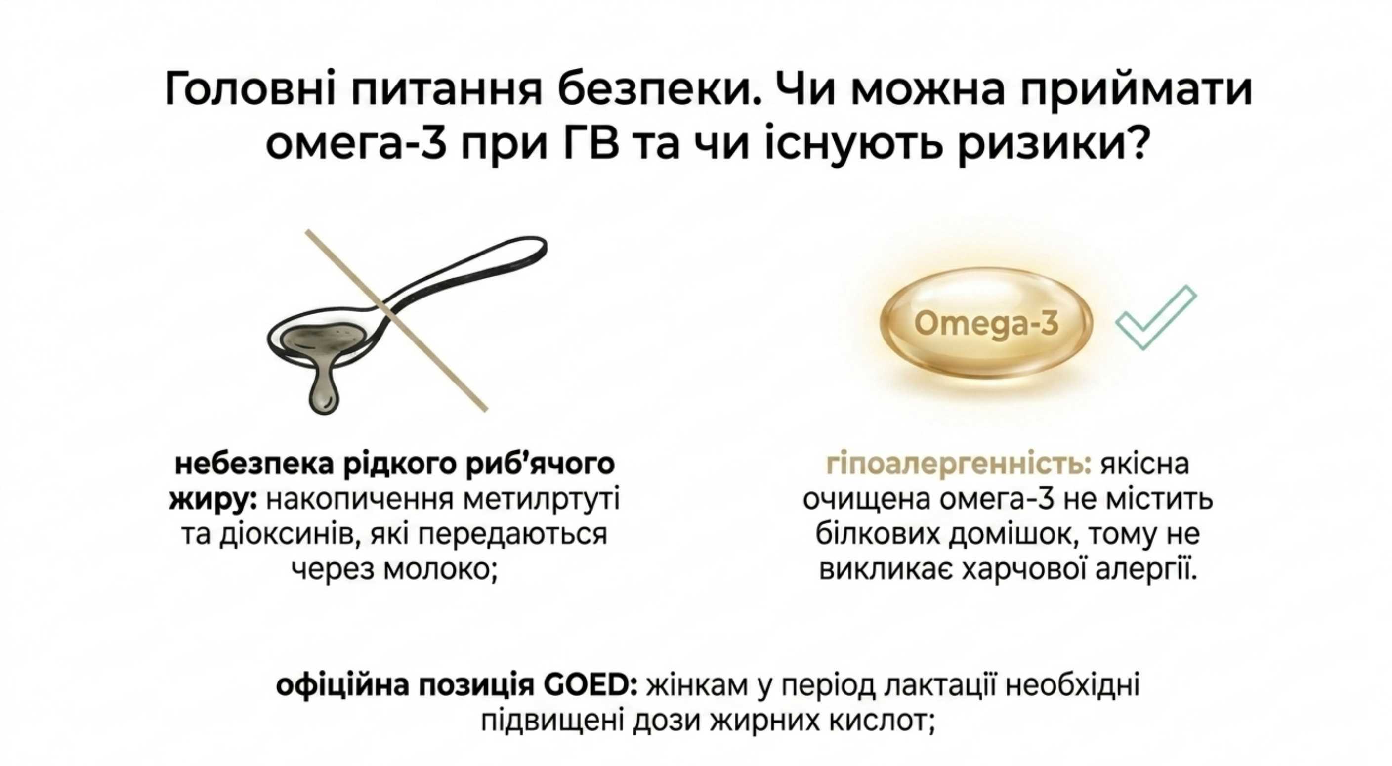 Главные вопросы безопасности. Можно ли принимать омега 3 при гв и существуют ли риски?