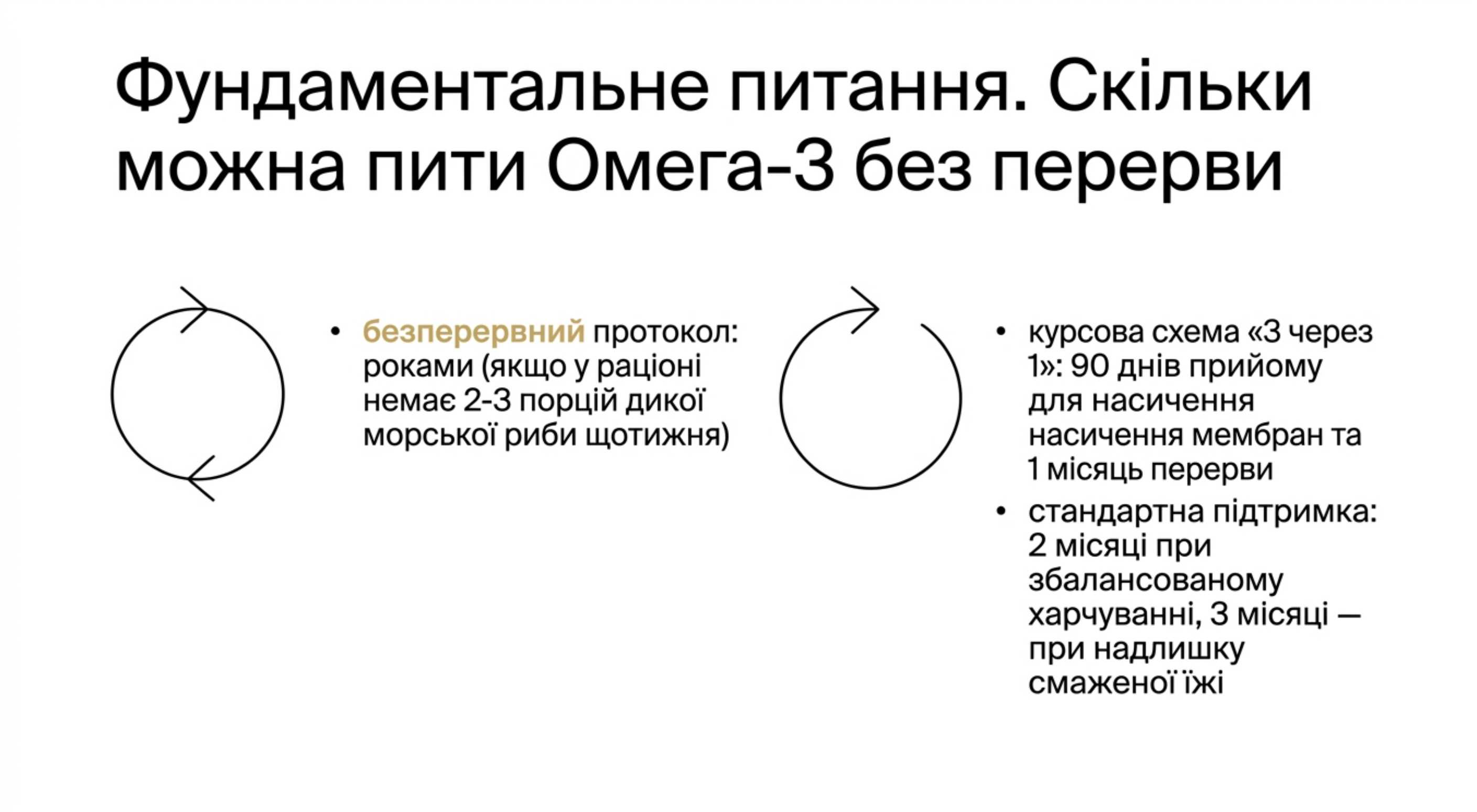 Фундаментальне питання. Скільки можна пити омега 3 без перерви