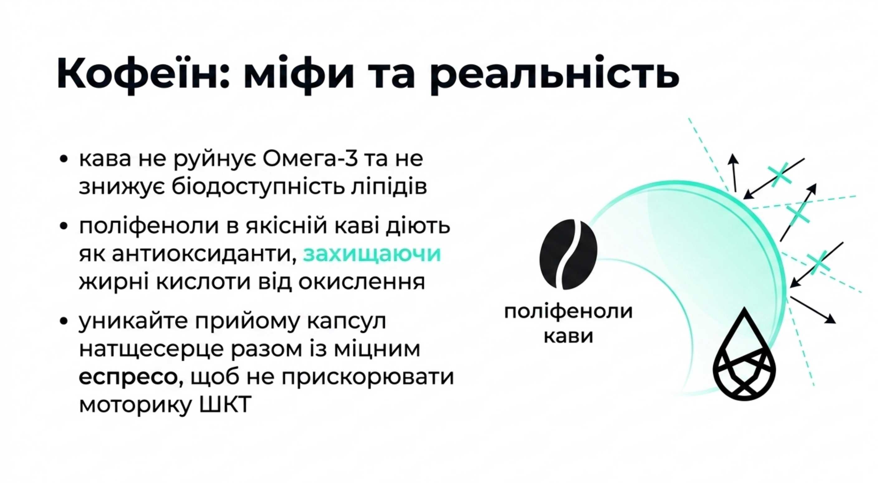 Кофеїн: міфи та реальність