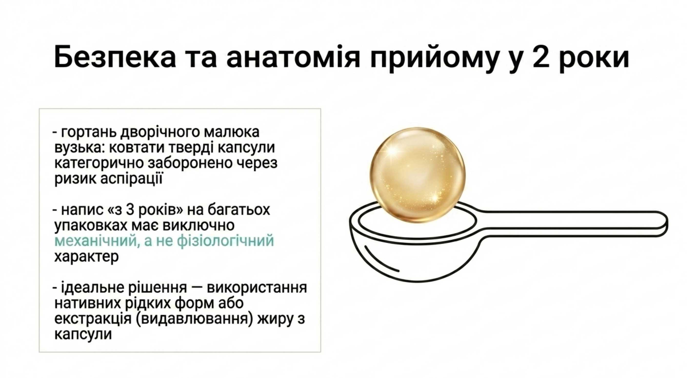Безпека та анатомія. Як давати риб'ячий жир дитині 2 року