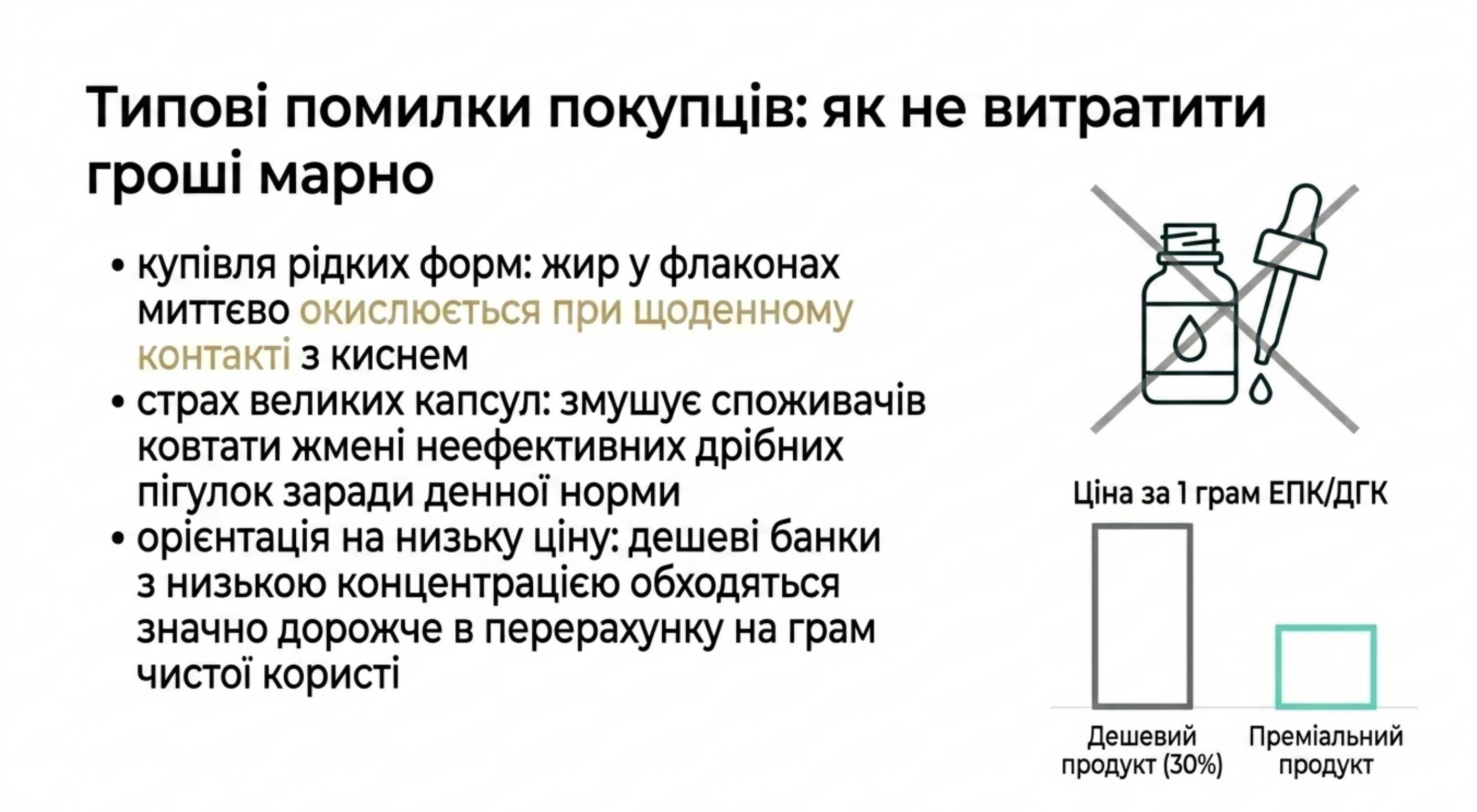 Типові помилки покупців. Риб'ячий жир як вибрати правильно