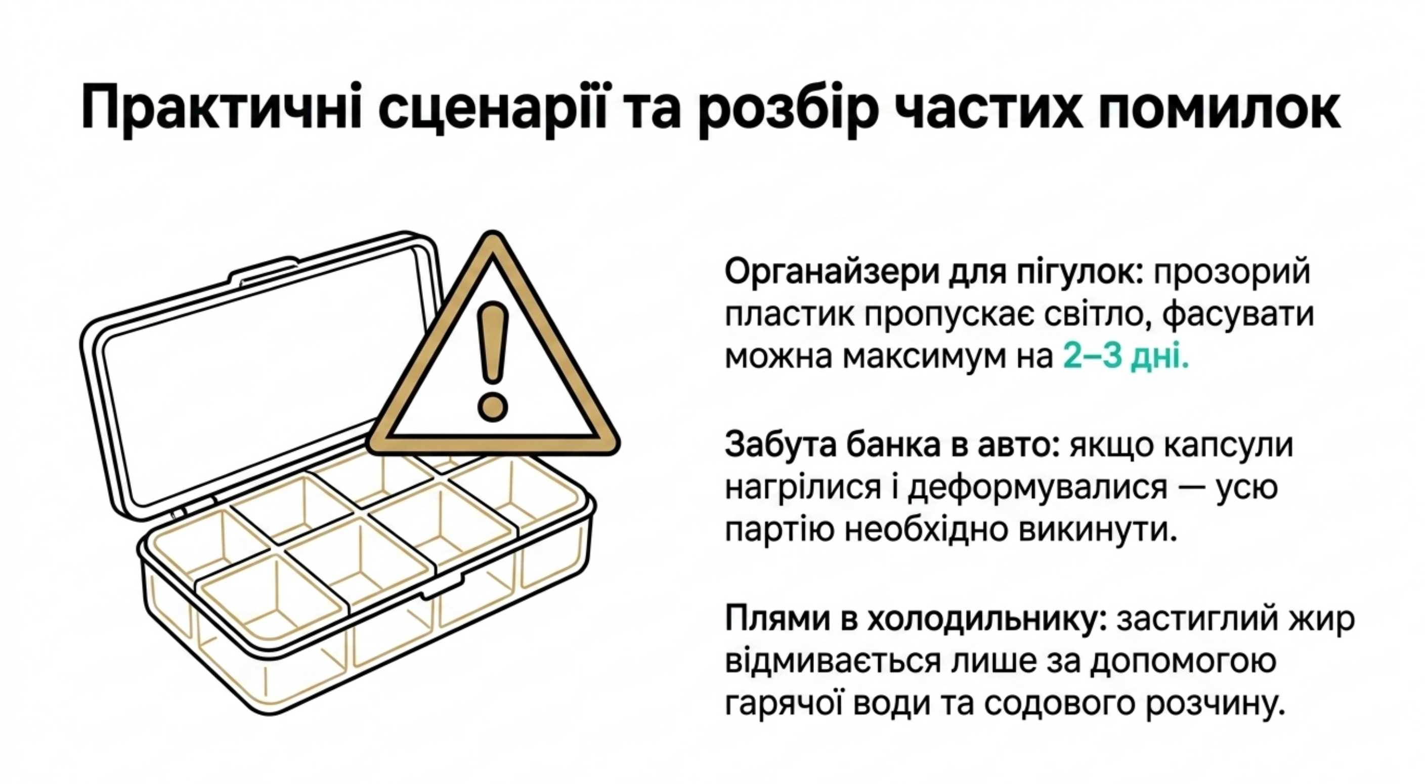 Практичні сценарії і розбір частих помилок
