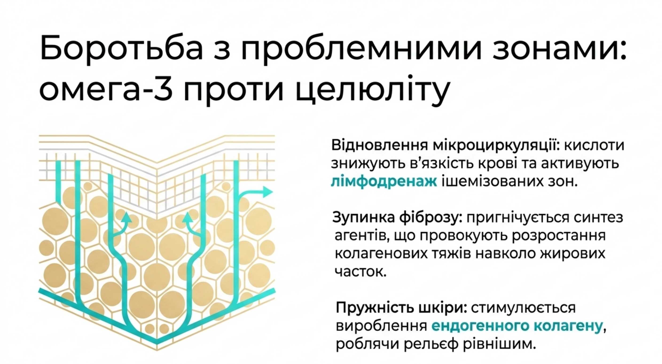 Боротьба з проблемними зонами. Як приймати риб'ячий жир від целюліту