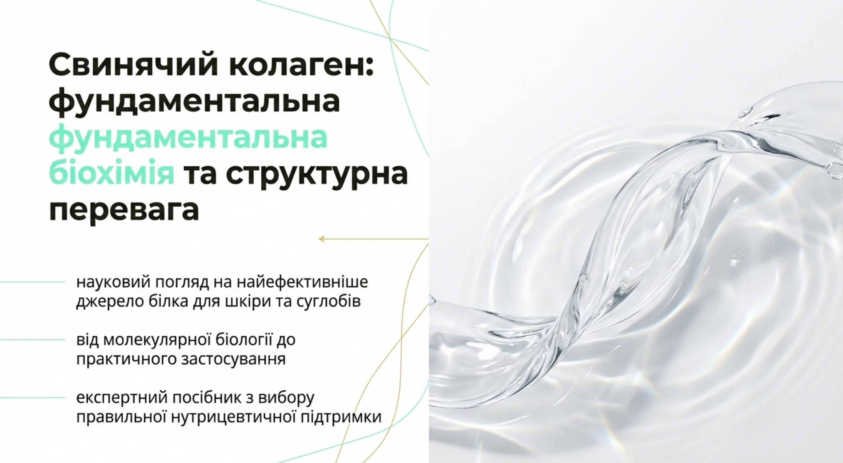 Свинячий коллаген це? Фундаментальна біохімія і структурне перевага