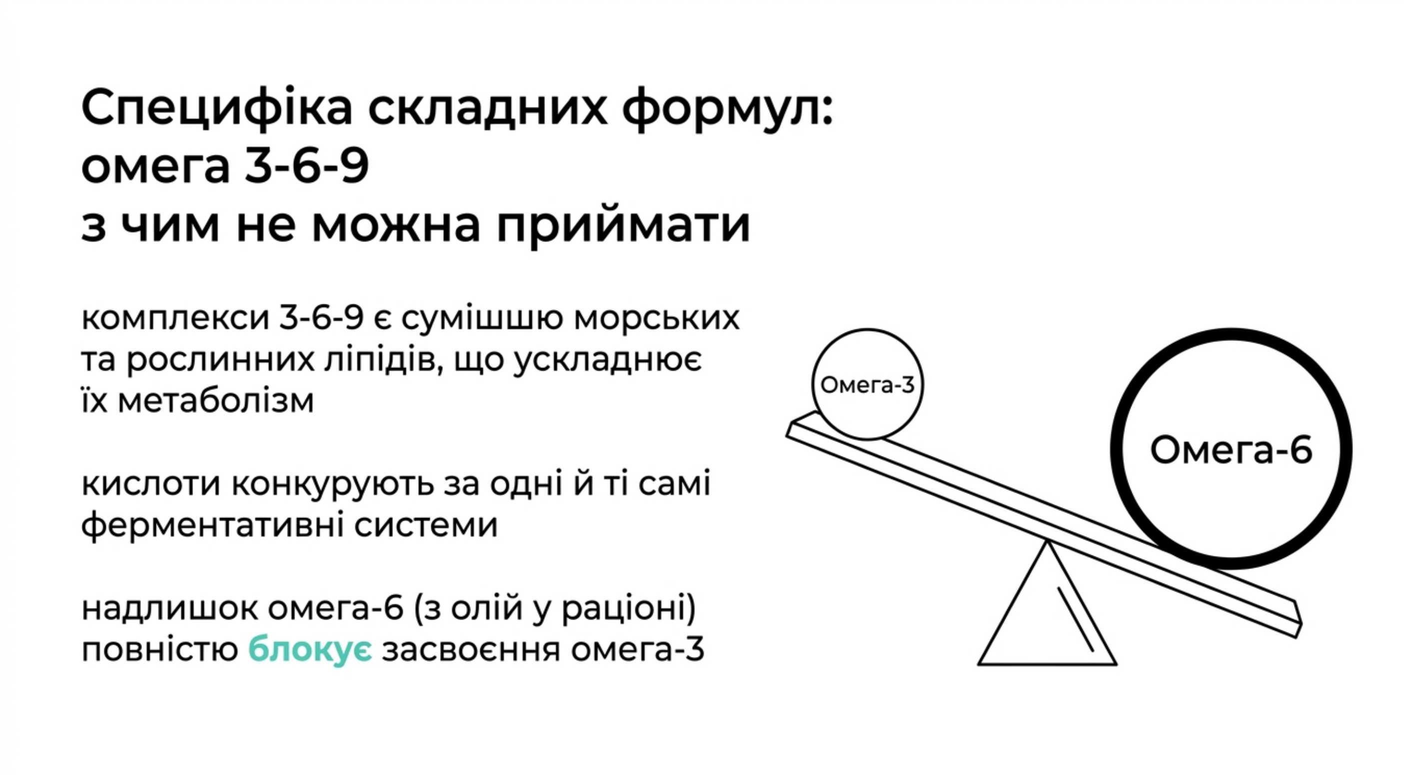 Специфіка складних формул. Омега 3 6 9 з чим не можна приймати